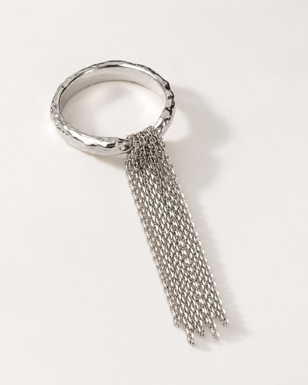 Motion Chain Ring in Sterling Silver