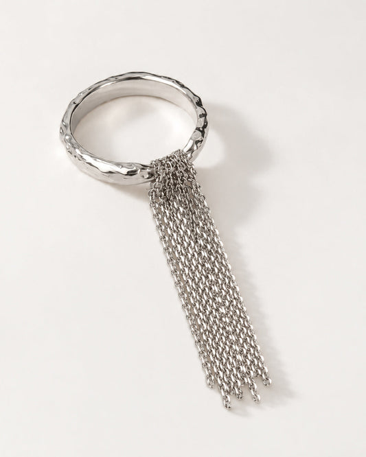 Motion Chain Ring in Sterling Silver
