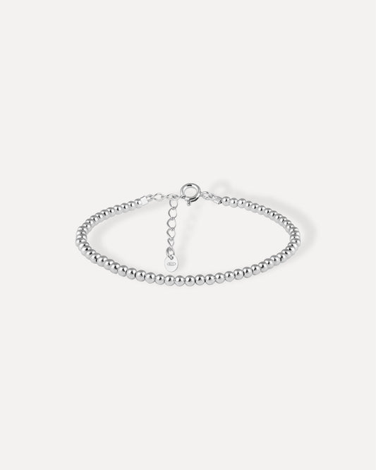 Silver Bead Bracelet